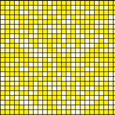 Imagem de Papel de Parede Autocolante Pastilhas Quadriculadas Tons De Amarelo Cl