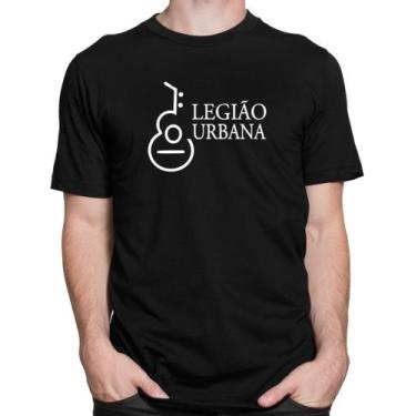 Imagem de Camiseta Masculina Legião Urbana Rock Banda Mpb Música Violão - SEMPRE
