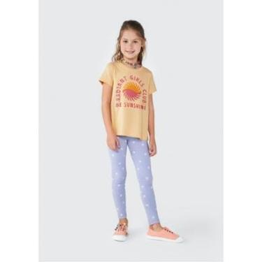 Imagem de Calça Legging Infantil Menina Estampada Hering Kids-Feminino