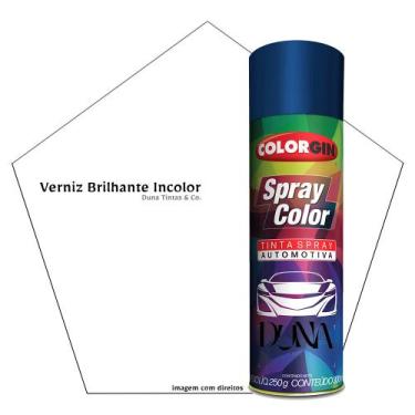 Imagem de Verniz Automotivo Spray Colorgin 300ml Verniz Brilhante