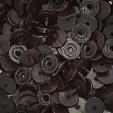 Imagem de Botão de Pressão Brilhante Redondo Plástico Ritas 12mm - 50 Unidades, 