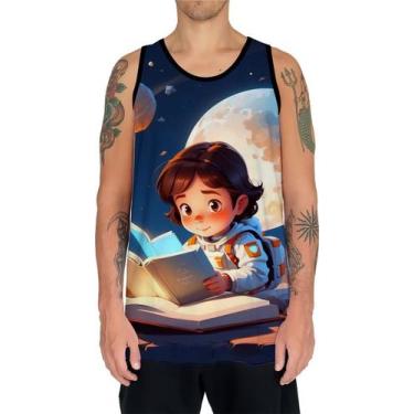 Imagem de Camiseta Regata Crianças Astronautas Planetas Galáxias 4 - Enjoy Shop,
