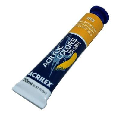 Imagem de Tinta Acrílica Acrilex Ouro Iridescente 20ML