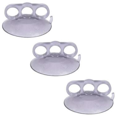 Imagem de Kit 3 Ventosa Garra 3 Dedos Cristal 110Mm Martelinho De Ouro - H Plást