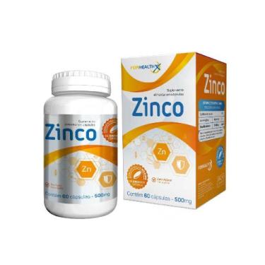Imagem de Zinco Suplemento alimentar em cápsulas 500mg 60 Cáps Softgel - Forheal