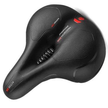 Imagem de Banco de Bike Super Confortável Selim de bicicleta Vazado Mtb Com Faix