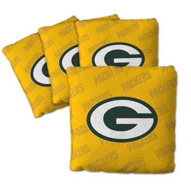 Imagem de YouTheFan NFL Green Bay Packers Cornhole Bags - 4PK - Amarelo