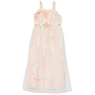 Imagem de Speechless Vestido de festa longo longo sem mangas para meninas, Pêssego/Floral, 10