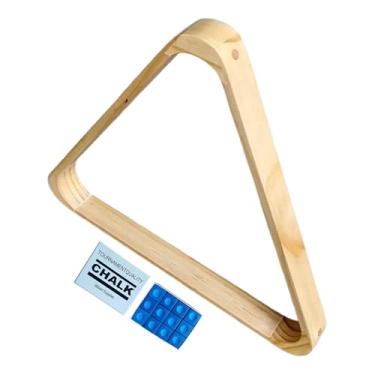 Imagem de Dynwave Estrutura Triangular para Bolas de Sinuca em Mesa de Jogo, Amarelo