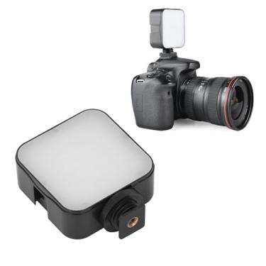 Imagem de Luz de Vídeo LED na Câmera, Luz de Câmera 6500K 49LEDs, Iluminação Fotográfica Portátil de Bolso Lâmpada de Preenchimento LED para Gravação de Vídeo Com Transmissão Ao Vivo