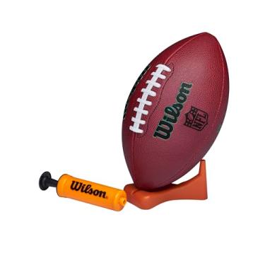 Imagem de WILSON NFL Ignition Gen Green Football com bomba e camiseta - marrom, tamanho júnior