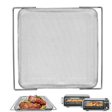 Imagem de GWBSXM Cesta de fritadeira a ar para Ninja Foodi 13 em 1 SP351 SP301 SP201 forno torradeira de bancada Air Fry 13,5" × 12,3 polegadas, acessórios para fritadeira a ar, peças de reposição, rack de