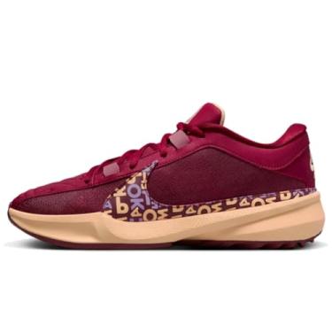 Imagem de Nike Tênis de basquete masculino Zoom Freak 5, Noble Red/Desert Berry/Goiaba Ice/Ice Peach, 38