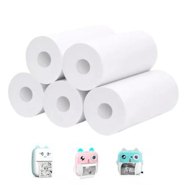 Imagem de Kit 5 Bobinas Térmica Para Mini Impressora Térmica e Máquinas de Cartão 57x30mm 10 Metros de Papel Diametro Rolo 30mm Cor Branca Qualidade Premium StartBox