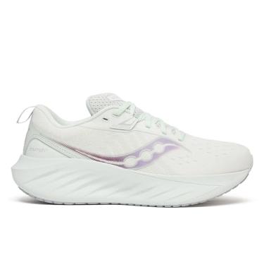 Imagem de Saucony Tênis feminino Triumph 22, Branco/espuma, 5 Wide