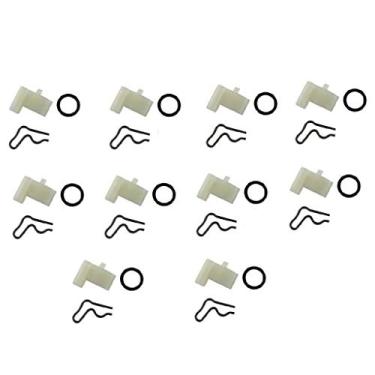 Imagem de HURI Conjunto de 10 conjuntos de linguetas de recuo para motosserra Stihl MS180 MS210 MS250 MS260 MS170 MS230 MS240 MS271 MS290 MS390 MS440 MS460