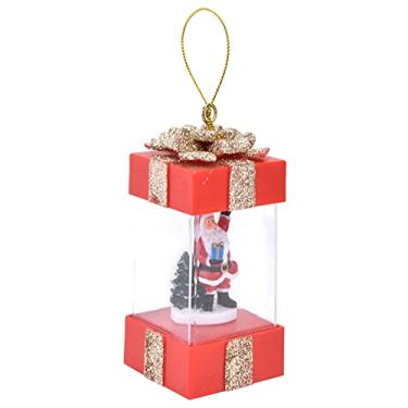 Imagem de Lanterna LED Suspensa de Natal de 4,7 Polegadas S Claus Desktop Night Light Ornamento de Decoração Interna Luz Quente Requintada que Serve Apenas Uma Luz, Mas Atua como Uma Luz