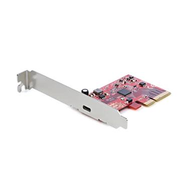 Imagem de StarTech.com Placa PCIe de 1 porta USB 3.2 Gen 2x2, adaptador USB-C 20Gbps PCI Express 3.0 x4, somente dados, Windows/macOS/Linux, TAA