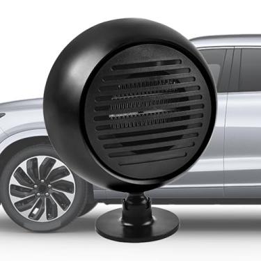 Imagem de Bohany Aquecedor portátil para carro, descongelador para aquecedor de carro - Desembaçador de pára-Desembaçador Desembaçador - Aquecedor automotivo da substituição, calefator de rotação de 360 ​​graus