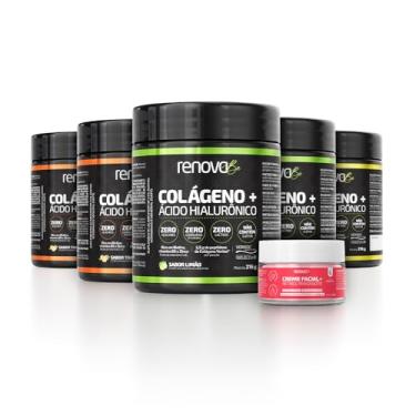 Imagem de Kit 5 Colágenos Renova Be Verisol Com Ácido Hialurônico (2 Tangerina - 2 Limão - 1 Tropical)