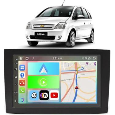 Imagem de Kit Multimidia Android 7 polegadas Meriva 2003 a 2010 CarPlay BT Waze 