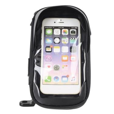 Imagem de Quadro Frontal do Telefone de Ciclo Bolsa Capa de Suporte de Tela de Toque à Prova de água para Ciclismo Ao Ar Livre (Tipo de espelho retrovisor)