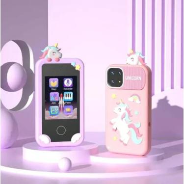 Imagem de Smartphone Infantil de brinquedo Interativo Digital Touch Câmera Dupla