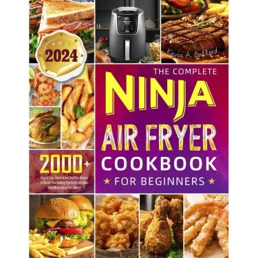 Imagem de Livro de receitas Ninja Air Fryer para iniciantes com mais de 2000 receitas