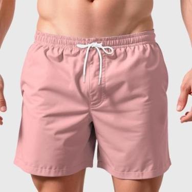 Imagem de Shorts Masculino em Tactel Liso com Bolsos Laterais-Masculino