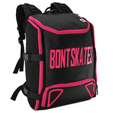 Imagem de Bont Patins | Mochila de viagem multiesportiva para skate | Patinação em gelo Quad Speed (rosa)
