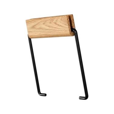 Imagem de Fenteer Organizador do banheiro de papel higiênico Organizador de tecidos Classic Creative Dispenser Rack de armazenamento para lavanderia quartos do banheiro, Preto