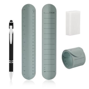 Imagem de 1PCS Reusable Waterproof Silicone Memo Wristband,Erasable Wearable Notepad with Pen Eraser for To-Do Lists,Study Task Reminders(Light blue)