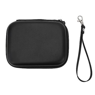Imagem de Bolsa protetora para câmera, suporte protetor para viagem para impressora fotográfica, estojo rígido para câmera digital com alça para viagens e acampamento (Preto)