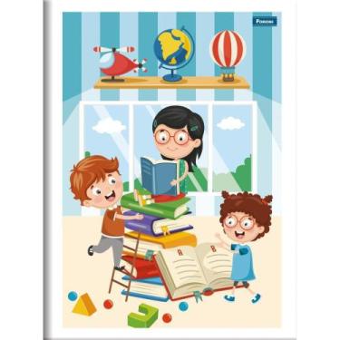 Imagem de Caderno Brochurão Capa Infantil 60 Folhas Pacote com 10 - Foroni