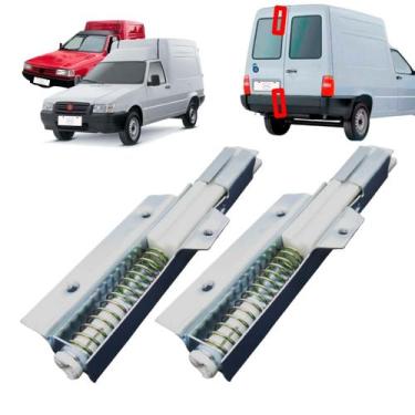 Imagem de Par Fechadura Ferrolho Porta Baú Esquerda Fiorino 1995-2013 - Felux