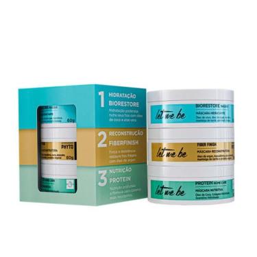 Imagem de Kit Cronograma Capilar Bio. Fiber. e Protein Let Me Be 60g