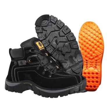 Imagem de Bota Motociclista Coturno Masculino Em Couro Adventure Trilha Trabalho