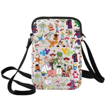 Imagem de BWWKTOP Bolsa tiracolo Buzz Woody Fans Gift Buzz & Slinky Bolsa de ombro para cães Jessie & Lotso & Rex Merch, Bsgn-xk-b, 0.59 x 5.5 x 8.5 inches, Bolsa tiracolo