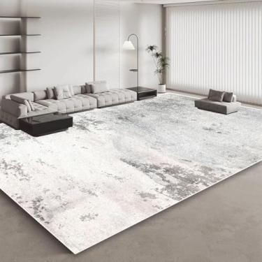 Imagem de Tapetes de pelúcia curtos abstratos para decoração de sala de estar, sofá, área de casa, tapetes grossos, tapetes de luxo para quarto (tapete pequeno de 60x90 cm/pilha de laços - 2)