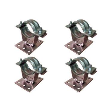 Imagem de Kit C/4 - Para-Raio Porta Bandeira Reforcado Para Mastro 2'' - RAYCON