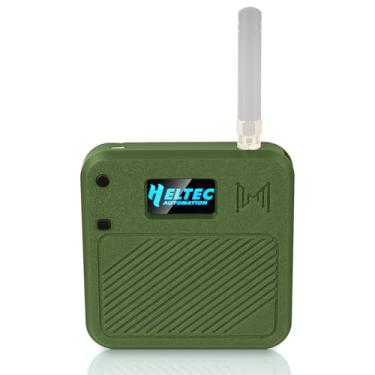 Imagem de Capa Heltec V3 para placa de desenvolvimento ESP32 LoRa Capa Meshtastic personalizada com porta de antena e slot de carregamento (versão N32, verde)