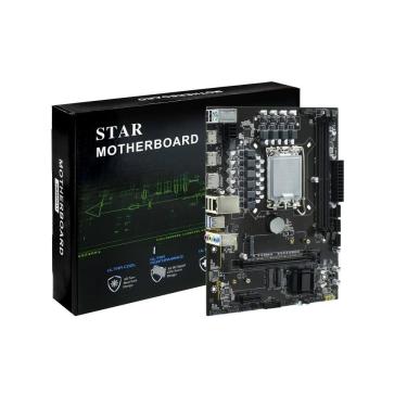 Imagem de Placa Mãe Star Para Intel 12° Geração LGA 1700 H610 M.2 DDR4