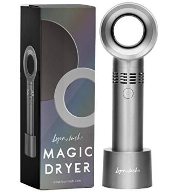 Imagem de Lyon Lash Mini ventilador portátil recarregável por USB sem lâmina/soprador de ar condicionado/secador de resfriamento portátil, suprimentos essenciais para extensão de cílios, seca a cola/adesivo