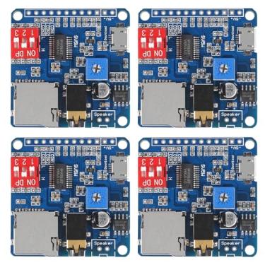 Imagem de Diann Módulo de reprodução de voz MP3 DY-SV5W Player Music Voice Board IO Gatilho adaptador serial UART módulo de reprodução de controle placa de som placa amplificadora suporta cartão 32G