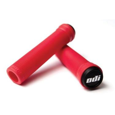 Imagem de ODI Soft Flangeless Longneck Grips Softies For Bikes And Scooters RED