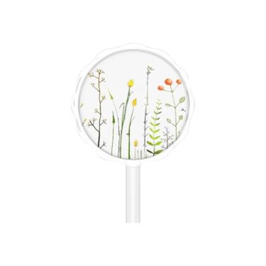 Imagem de CameCosy Capa de silicone para Apple Watch Charger 2024, design de jardim de flores silvestres, capa protetora antiarranhões macia TPU para cabos de carregador sem fio iWatch