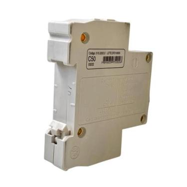 Imagem de Disjuntor DIN Monopolar 1P 50A Curva C Fame
