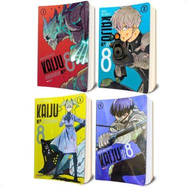 Imagem de Kaiju N. 8 Mangá Volume 1 Ao 4 - KIT Panini Capa Comum português BR