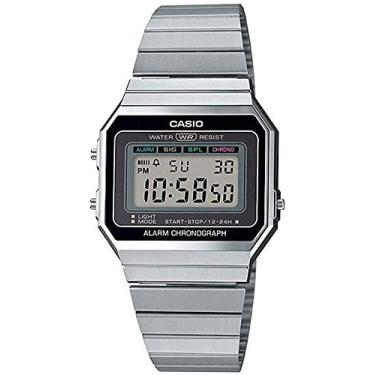 Imagem de Casio Relógio de pulso digital, padrão A700W-1A, caixa Casio genuína, masculino, feminino, infantil, chippukashi, modelo no exterior, tipo de pulseira, tipo de pulseira, Tipo de pulseira