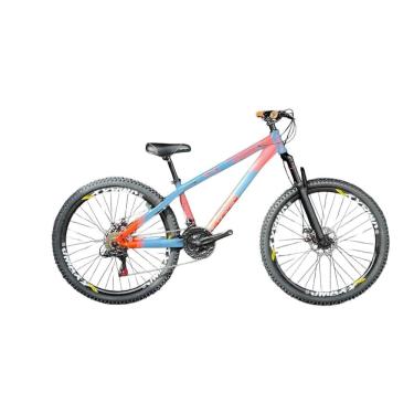 Imagem de Bicicleta Aro 26 Viking X-35 Azul Petróleo Câmbios Shimano Pneu 26x2.30 